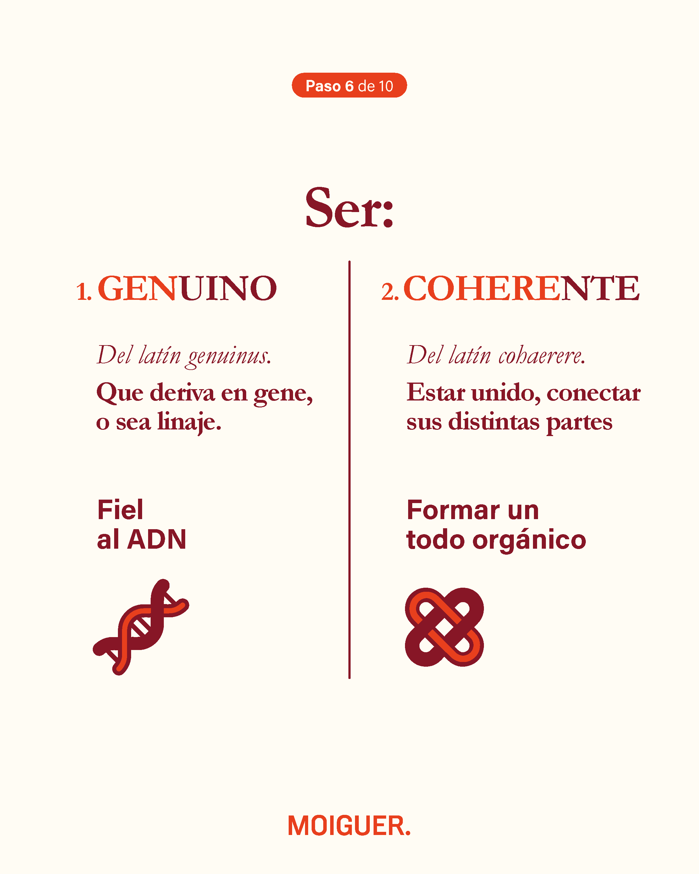 Marca genuina y coherente: ADN y conexión orgánica